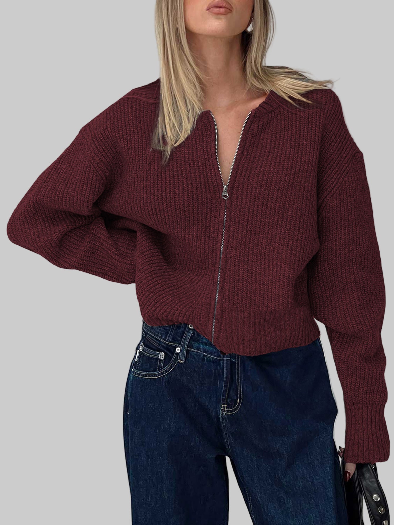 Long Sleeve Woolen Sweater
