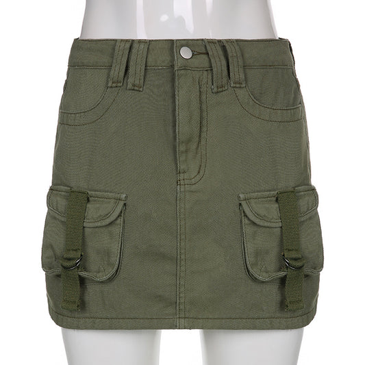 Cargo Slim Fit Skirt