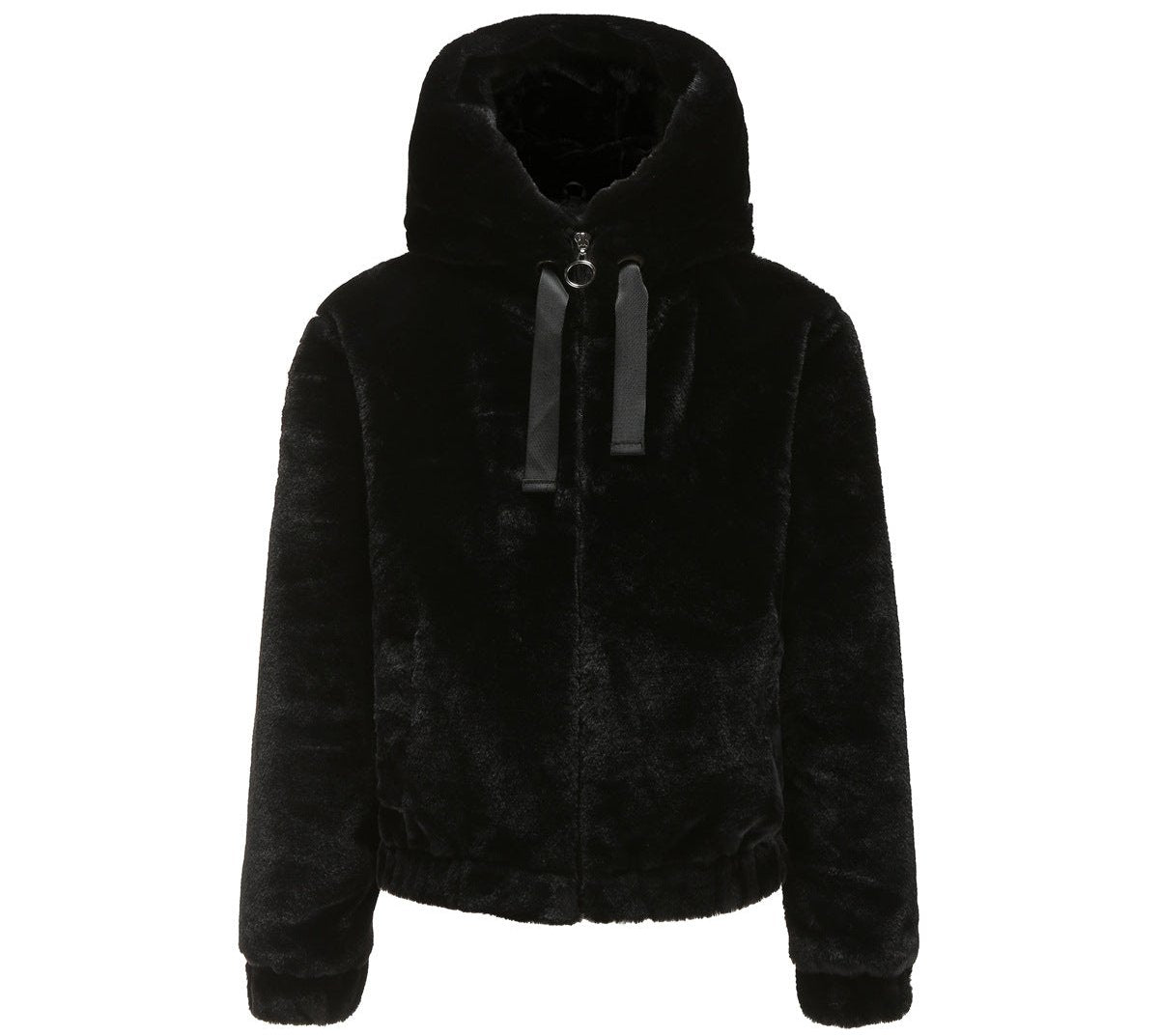 Plush Hooded Long Sleeve Warm Cotton Jacket