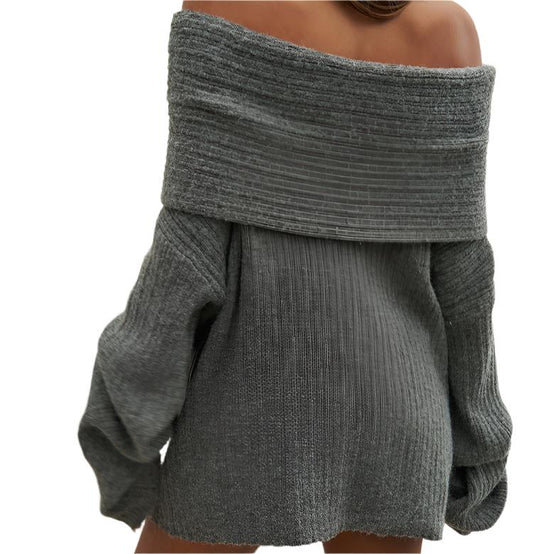 Loose Pullover Long Sleeve Sweater