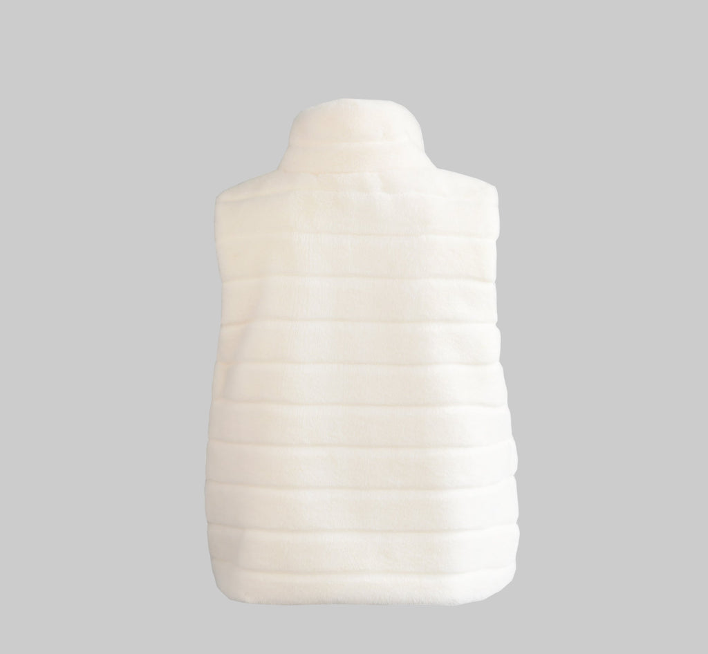 Faux Fur Vest Coat