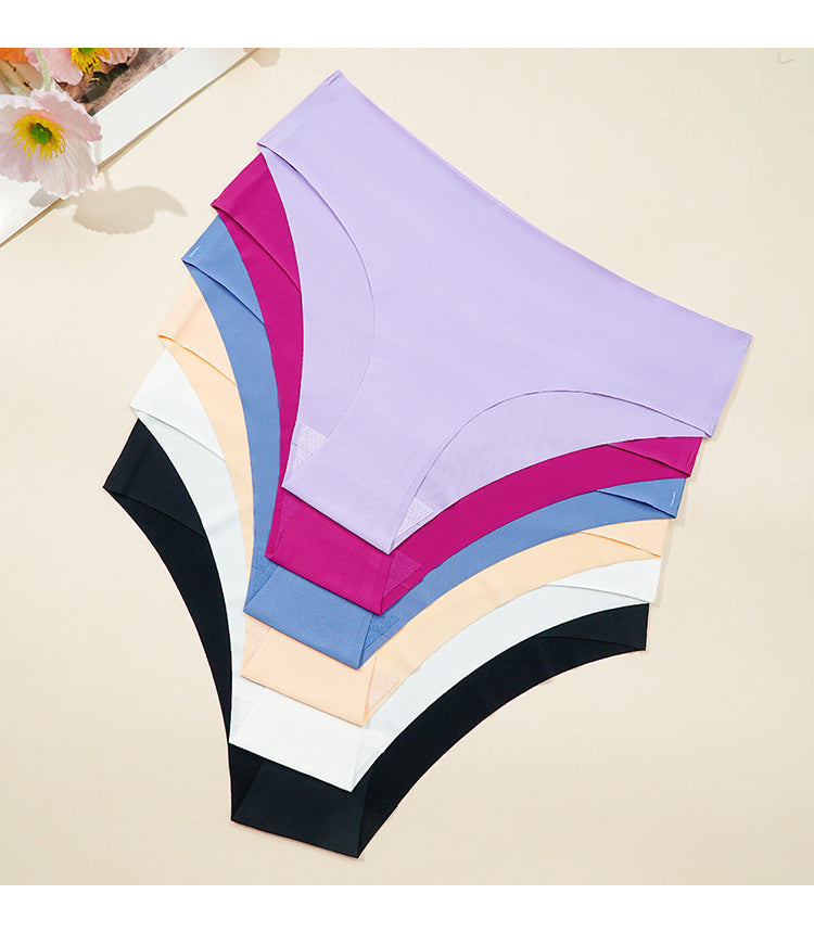 Breathable Quick Drying Silk Low Waist Briefs
