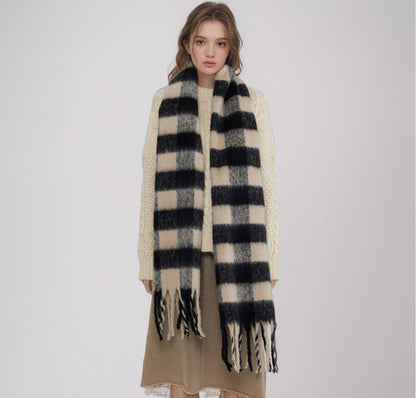 Checkerboard Plaid Scarf