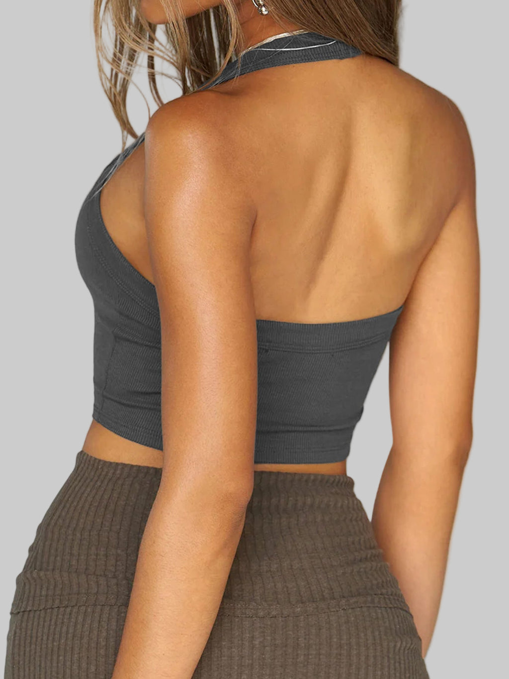 Sports Yoga Halter Crop Top