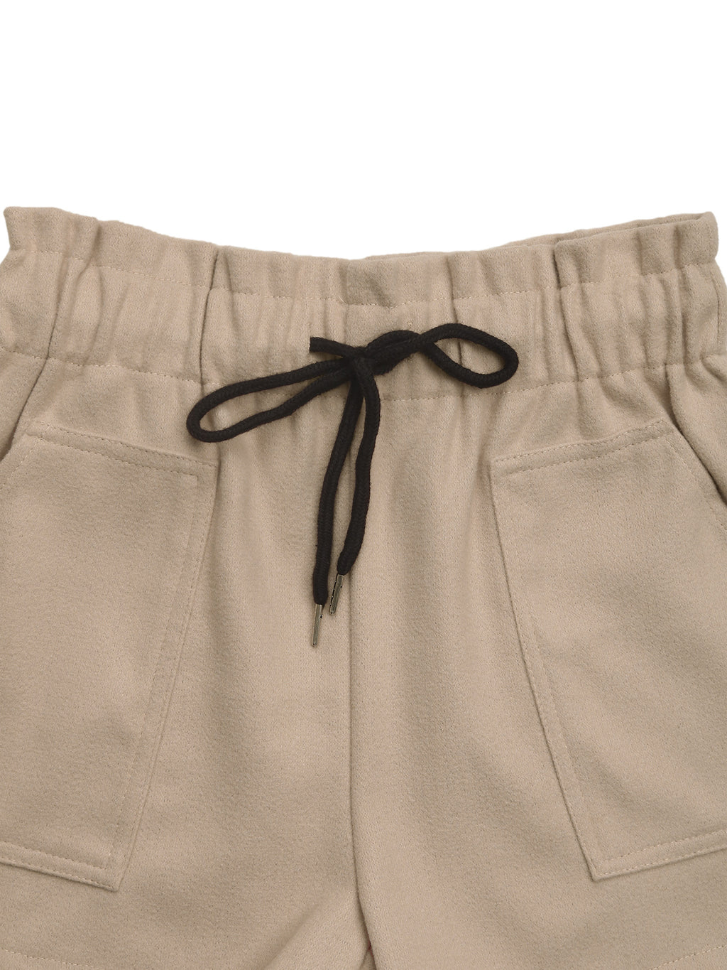 Casual Elastic Drawstring Woolen Shorts