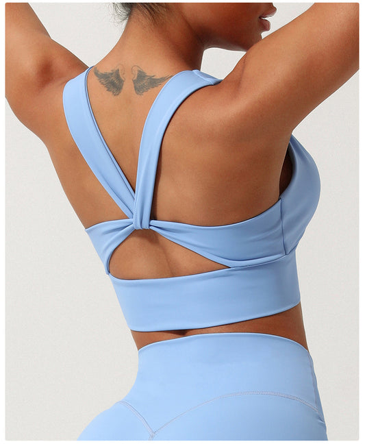 Cross Back Exercise Workout Yoga Bra
