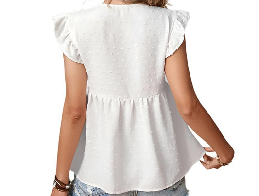 Ruffled Sleeve Top