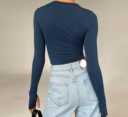 Slim Fit Long Sleeve Top