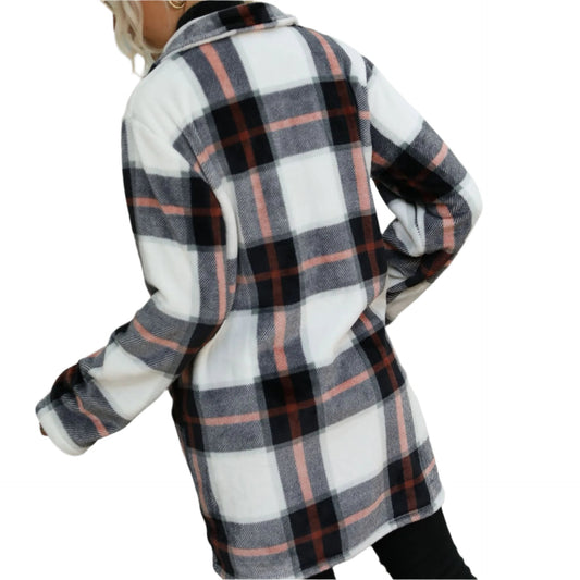 Elegant Long Sleeve Collared Gold Mink Fluff Woolen Coat