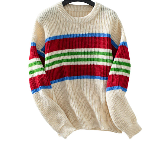 Striped Pullover Sweater