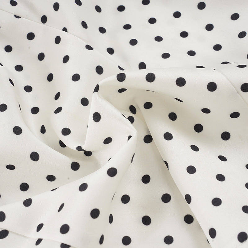 Polka Dot Lace Splicing Sling Top
