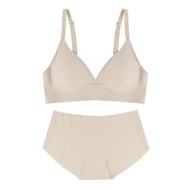 Sexy Push-up Soft Support Seamless Bra Set