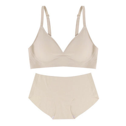 Sexy Push-up Soft Support Seamless Bra Set