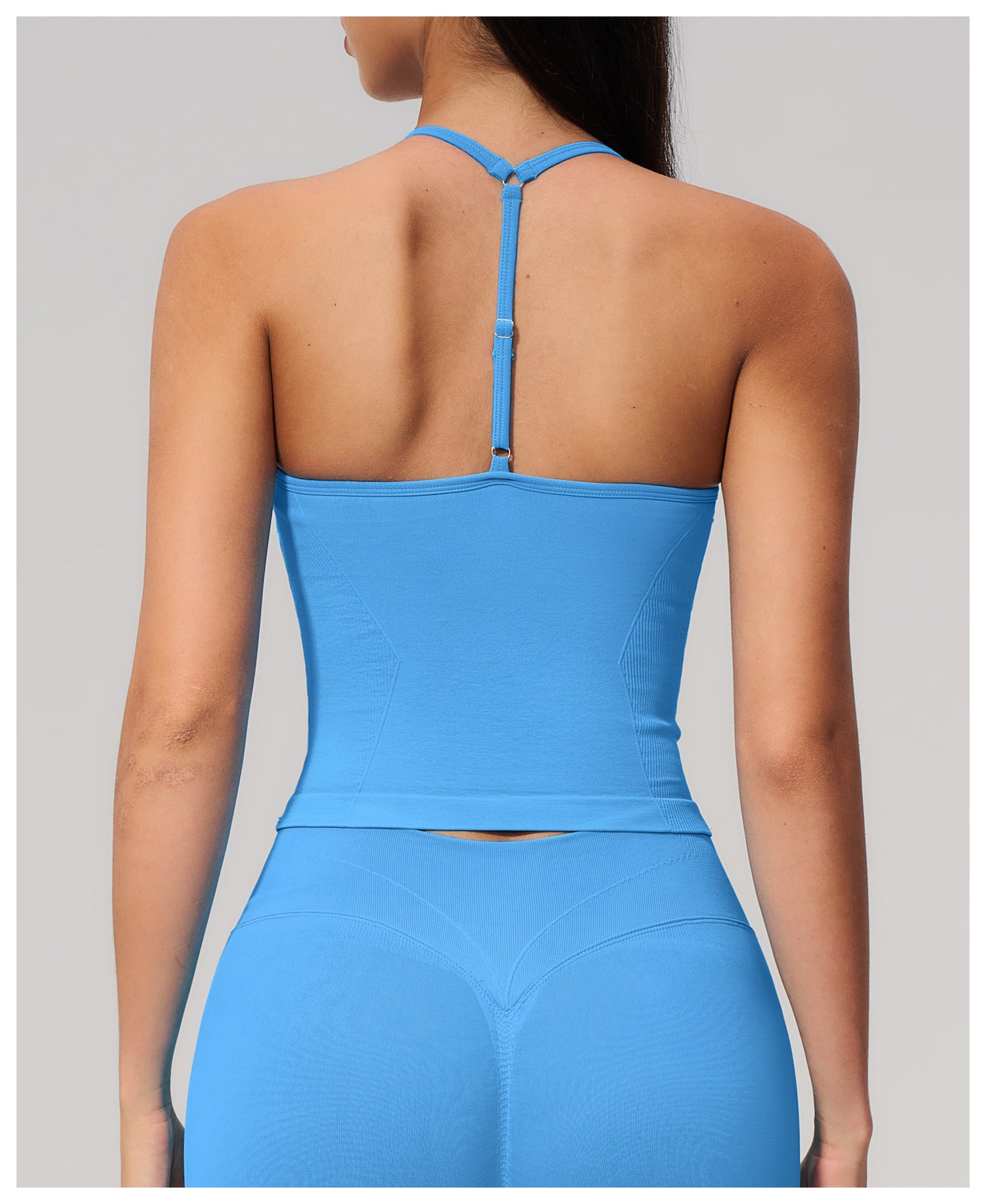 Sports Vest Halter Y-Shaped Beauty Back Sling Shockproof Fitness Running Top
