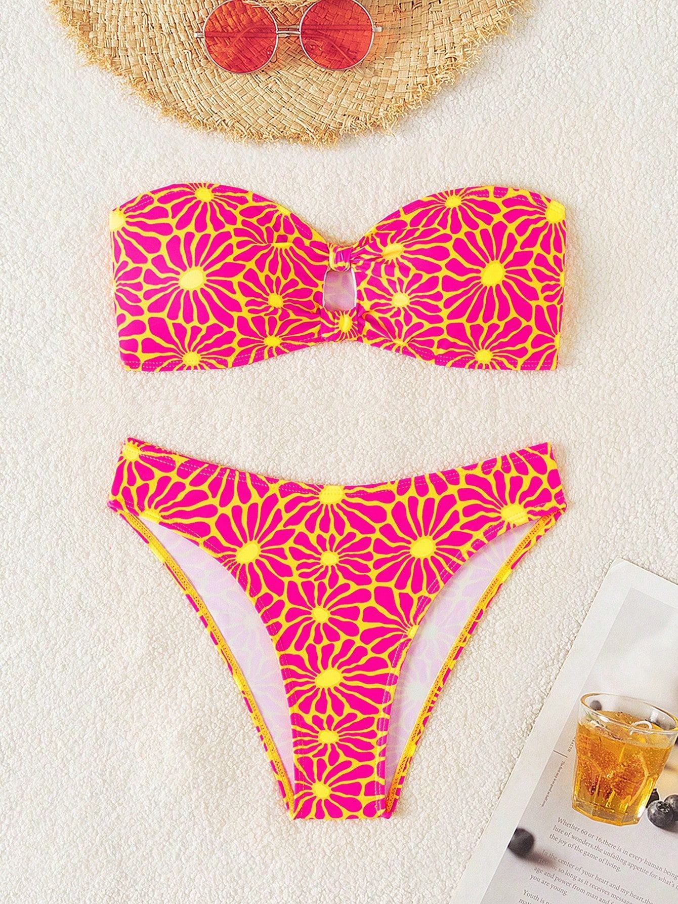 Push-up Flower Bikini