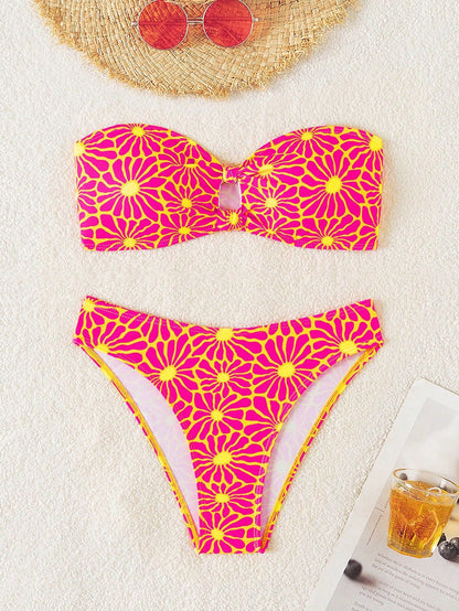 Push-up Flower Bikini