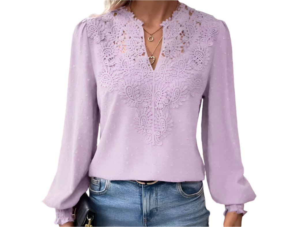 Lace Long Sleeve Top