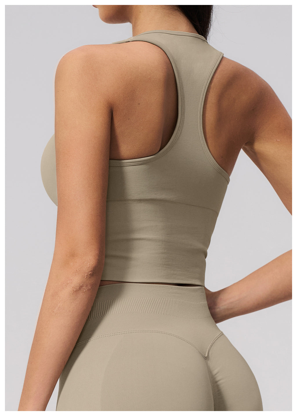Sports Vest V-neck Waist Shaping Beauty Back Crop Top