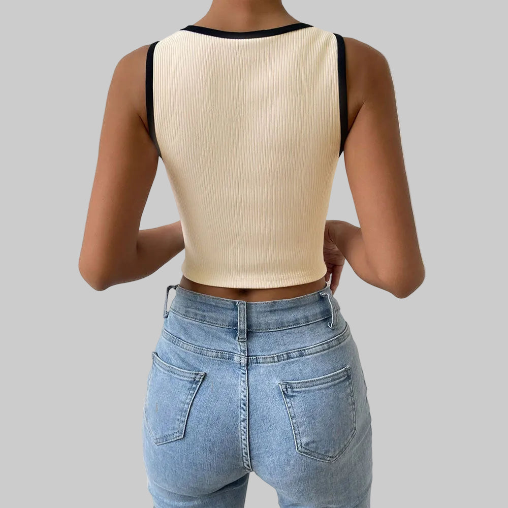 Crop Sleeveless Tank Top - Tamra.Shop.Social