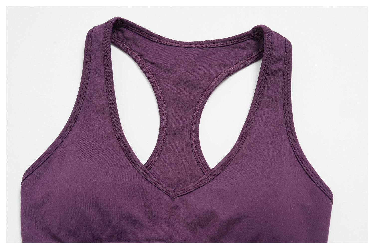 Seamless Knitted V-Neck H-Shaped Beauty Back Slim Fit Fitness Pilates Sports Quick Drying Yoga Bra