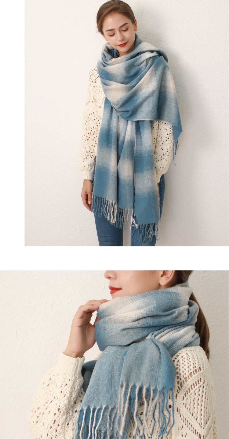 Cashmere Plaid Scarf