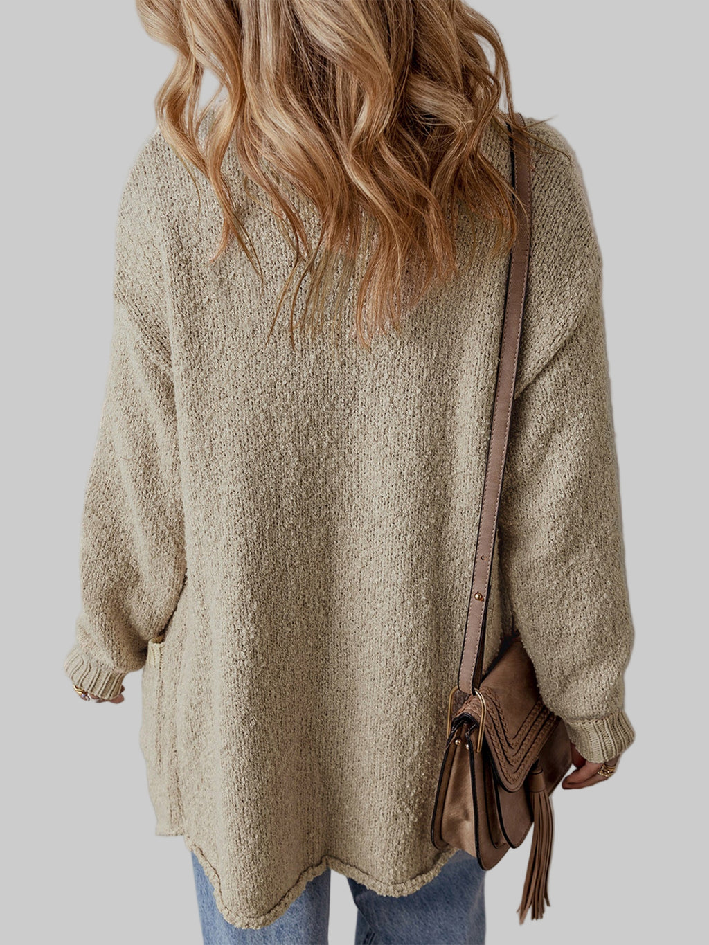 Lazy Knitted Cardigan Sweater - Tamra.Shop.Social
