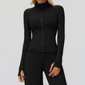 Stand Collar Zipper Windproof Fitness Running Sport Jacket - Tamra.Shop.Social
