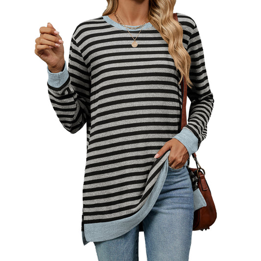 Striped Long Sleeve Top