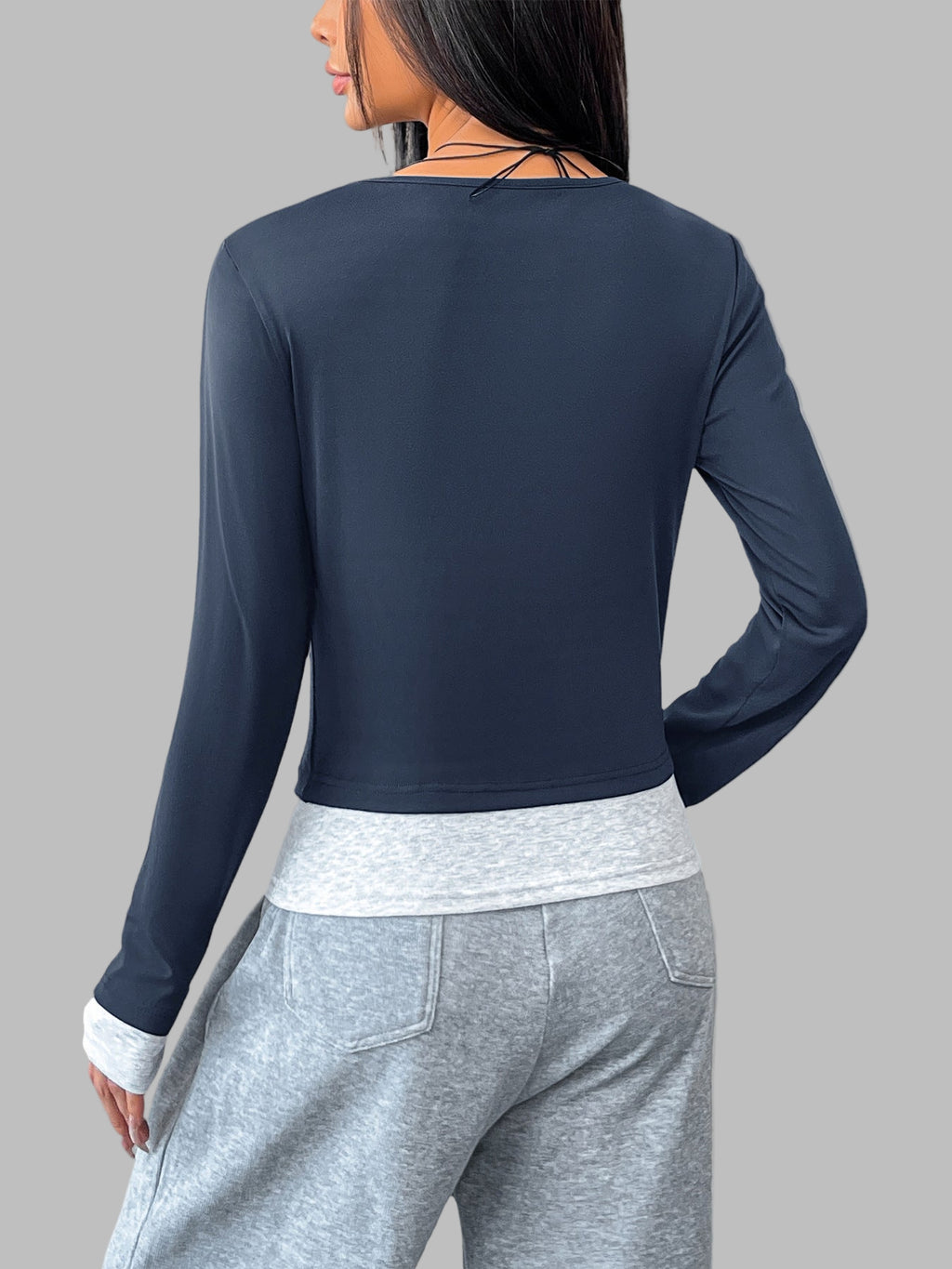 Slim Fit Long Sleeved Top