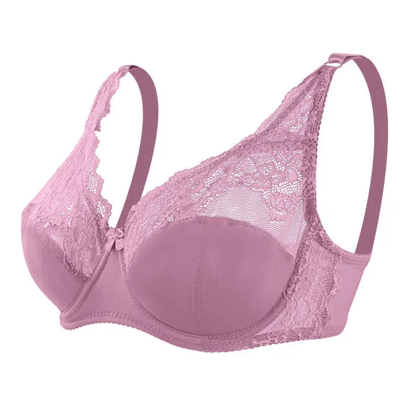 Adjustable Lace Bra Wire Push-up Thin - 85C/D / Hummus - Bras