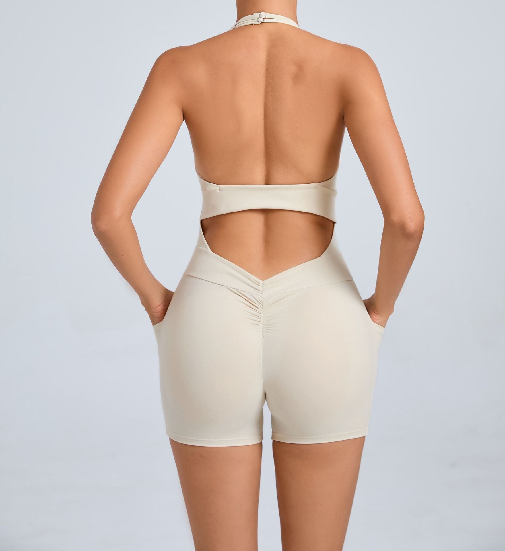 Backless Adjustable Halter Yoga Fitness Sports Romper Tamra.Shop.Social