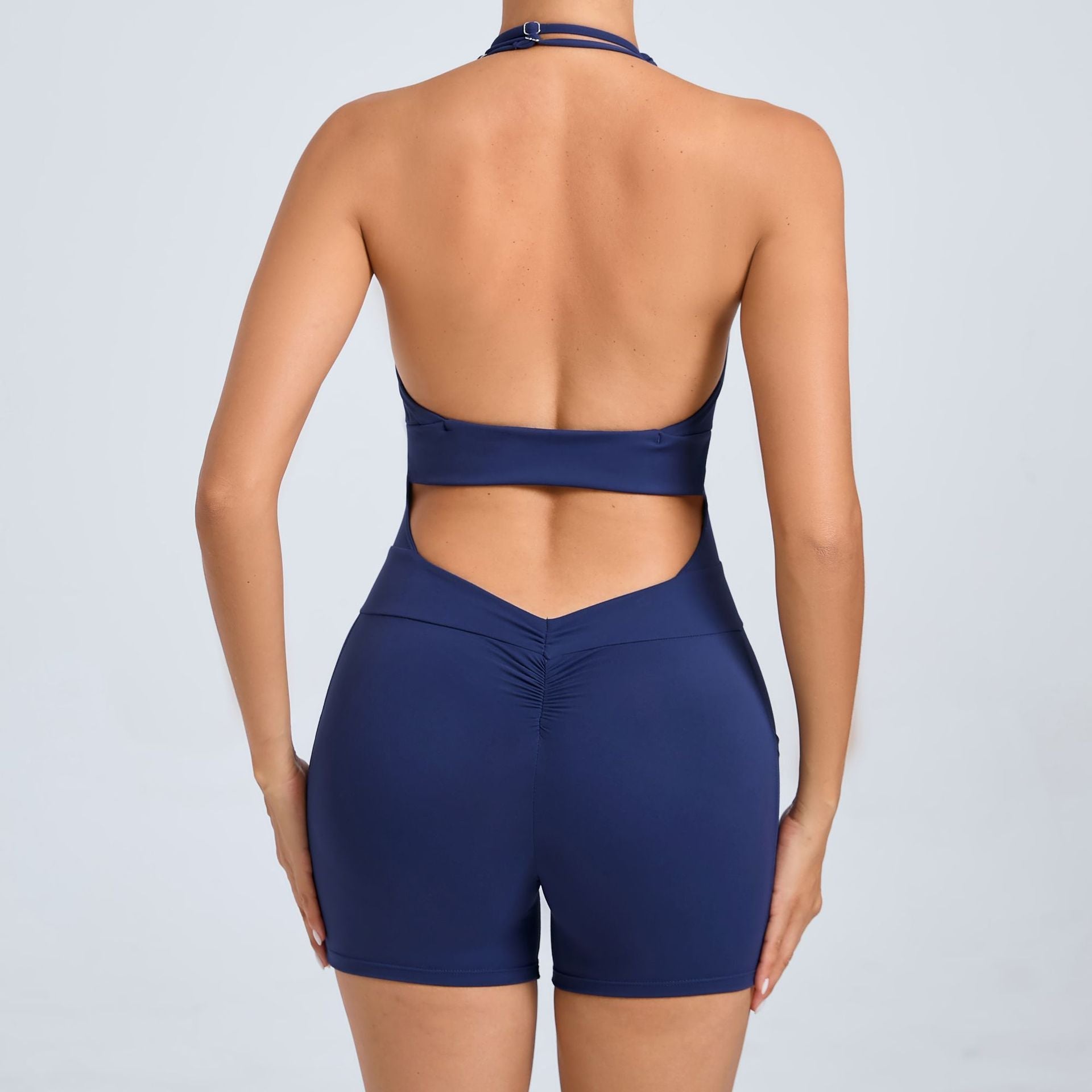 Backless Adjustable Halter Yoga Fitness Sports Romper Tamra.Shop.Social