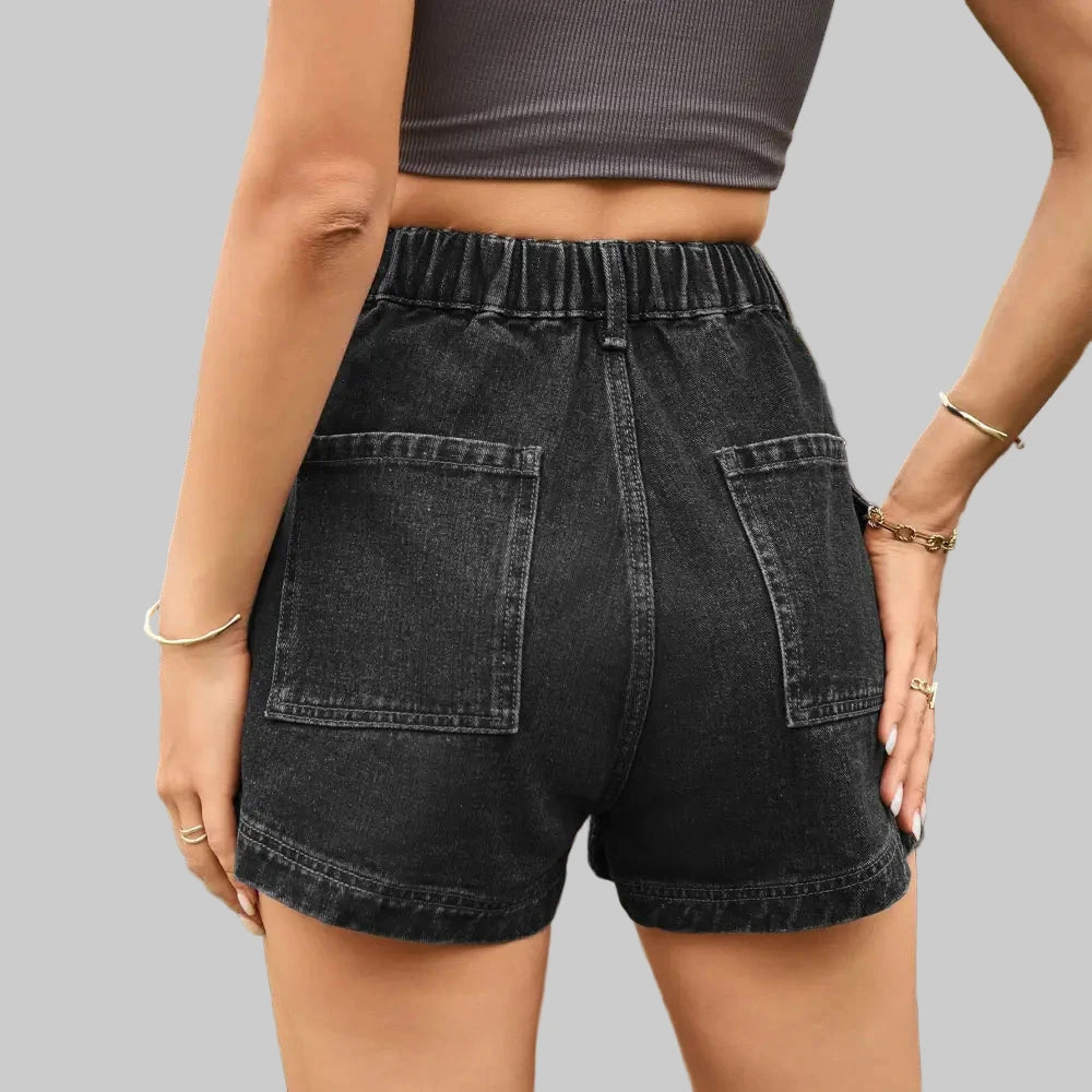 Cargo Denim Shorts