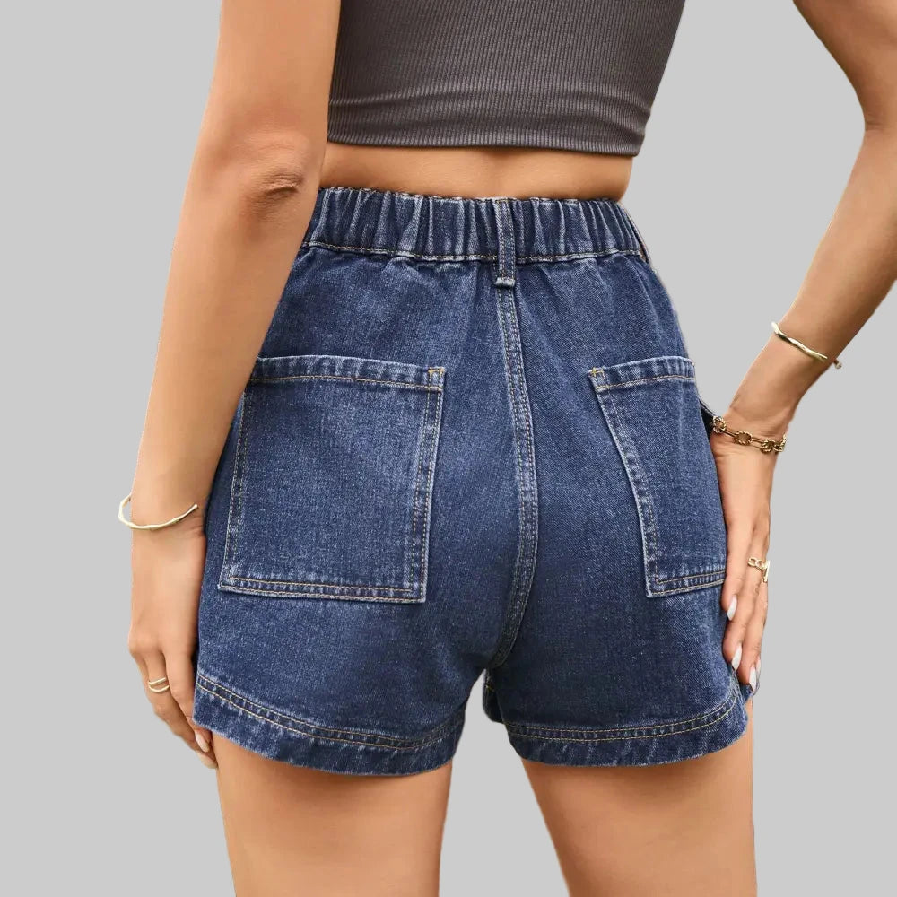 Cargo Denim Shorts