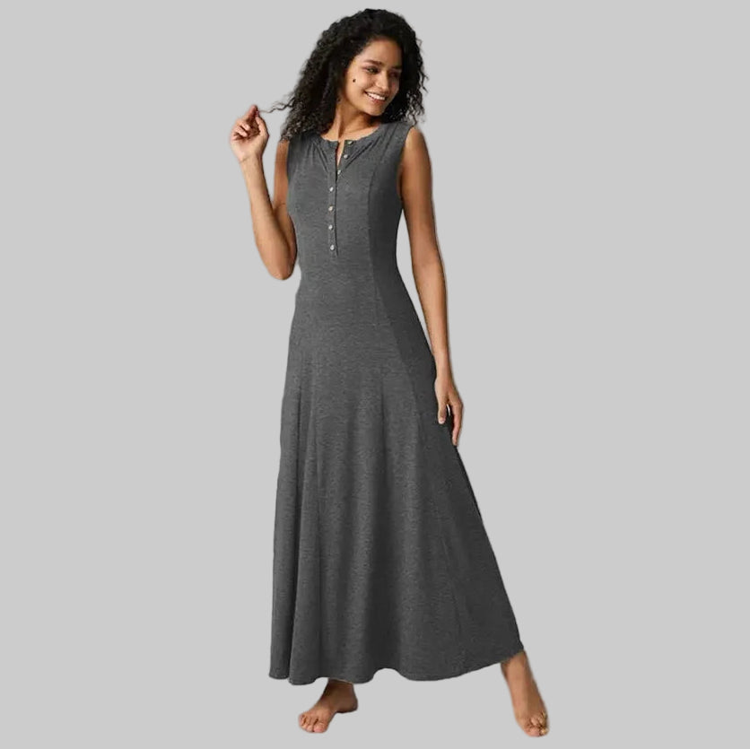 Casual Elegant Swing Dress - S / Gray - Dresses