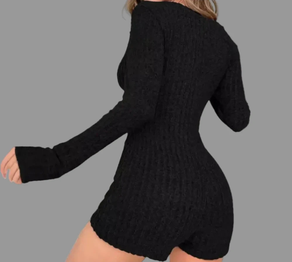 Casual Loungewear Romper - Sleepwear