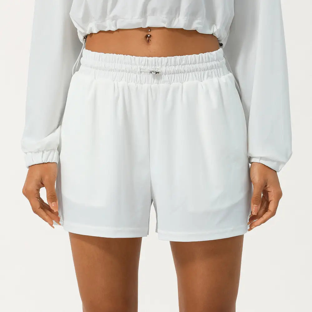 Casual Outdoor Exercise Shorts - S / White - Activewear