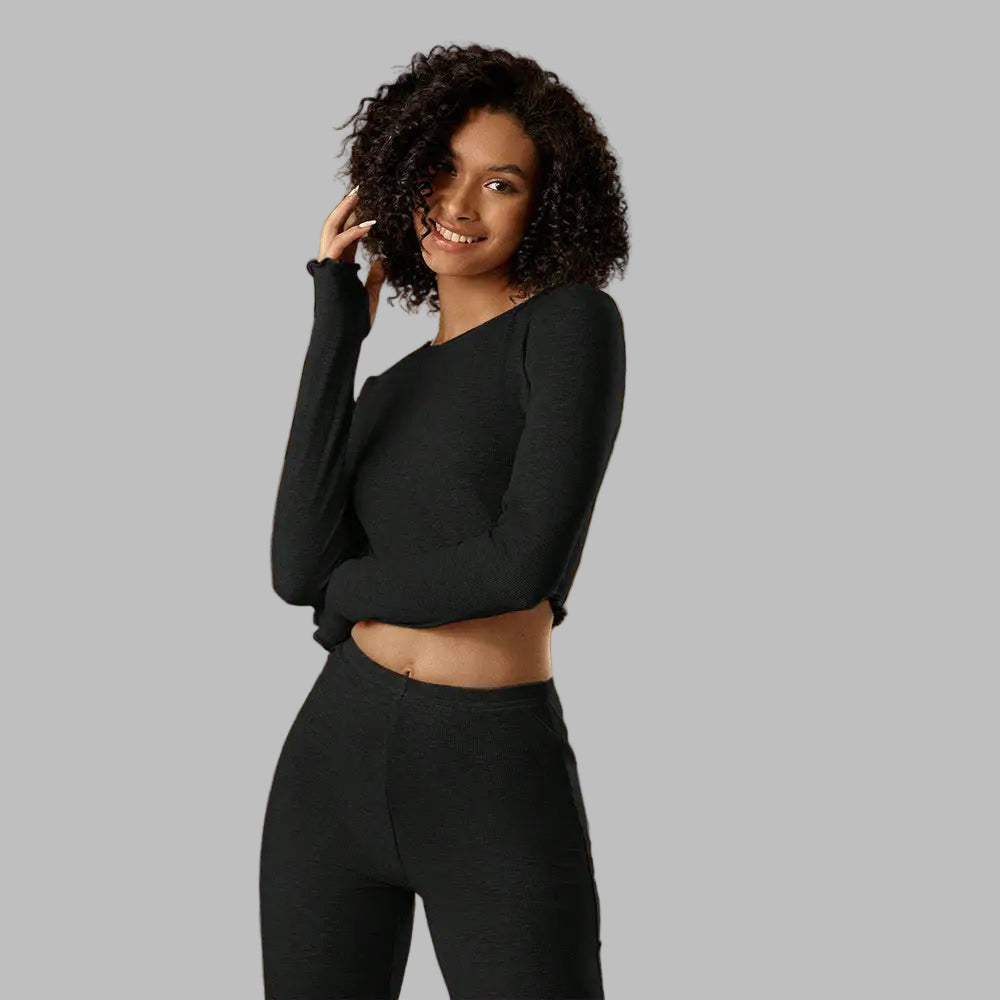 Casual Pajamas Set - S / Black - Loungewear Sleepwear
