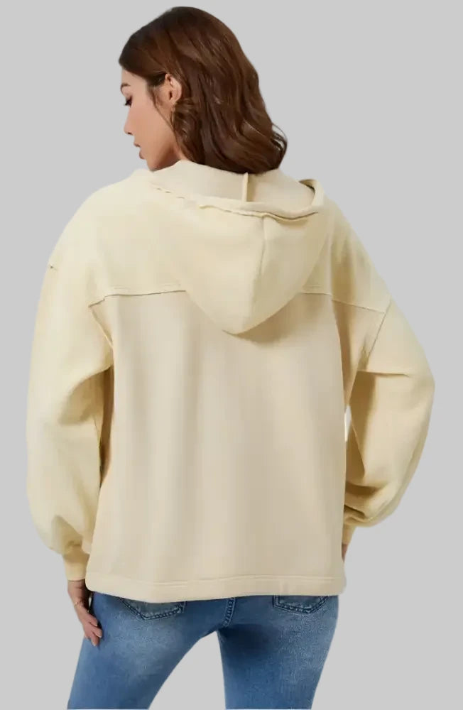 Casual Pocket Drawstring Long Sleeve Coat - Sweatshirts & Hoodies
