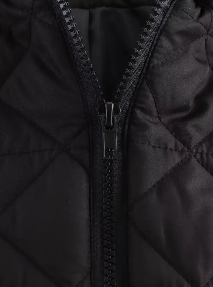 Casual Quilted Silk Line Cotton Coat Jacket - Outerwear