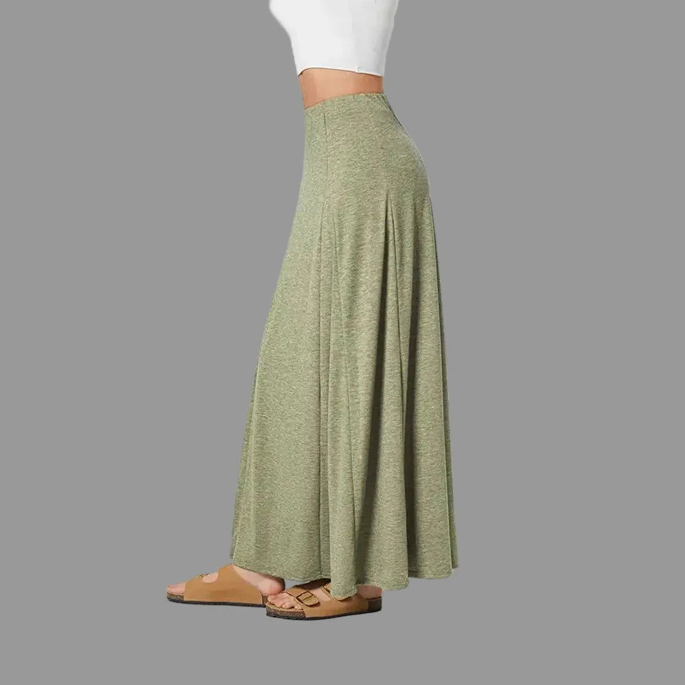 Casual Swing Knitted Draping Loose Skirt - Skirts