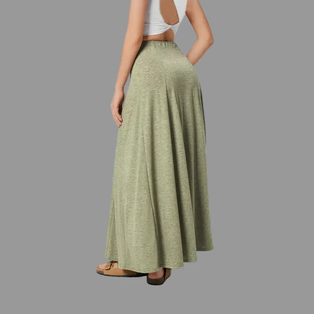 Casual Swing Knitted Draping Loose Skirt - Skirts