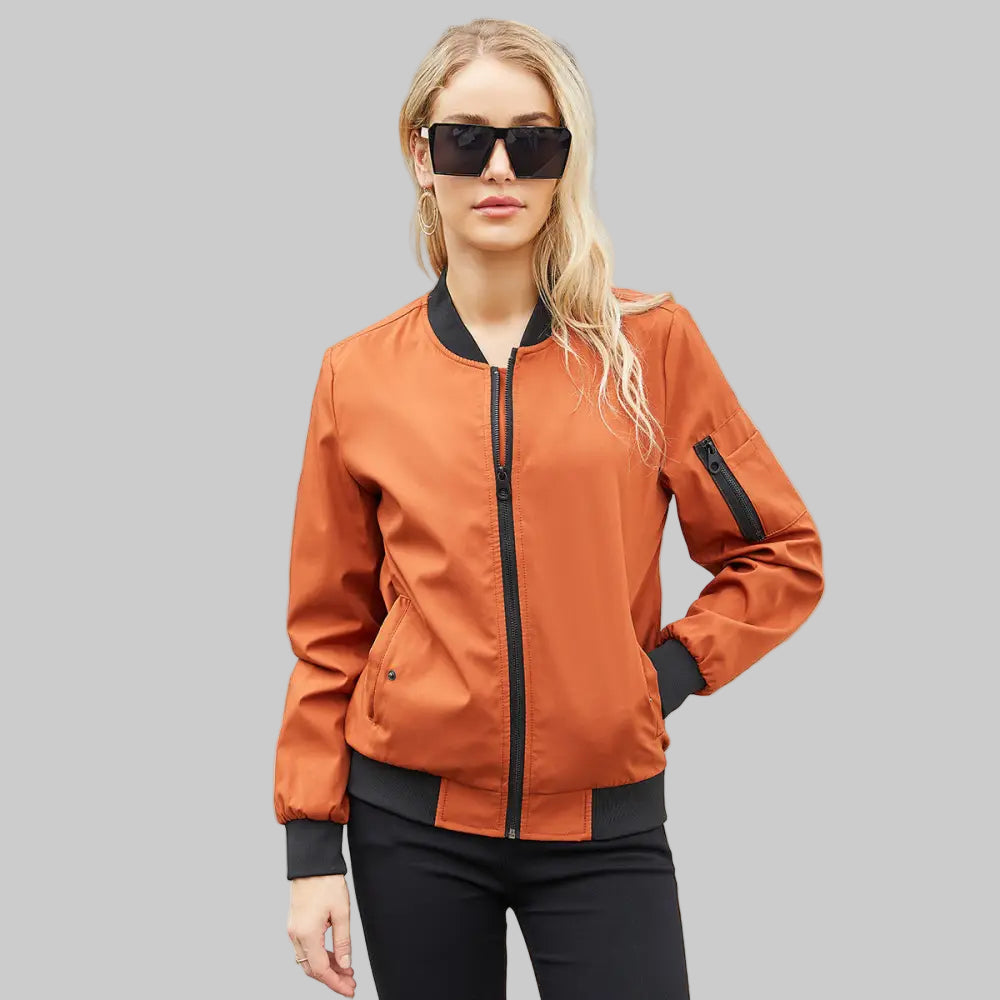 Casual Thin Flight Jacket - Outerwear