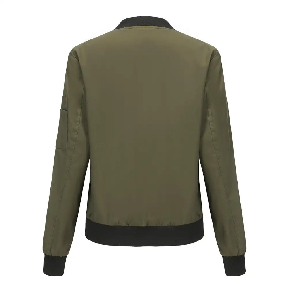 Casual Thin Flight Jacket - Outerwear