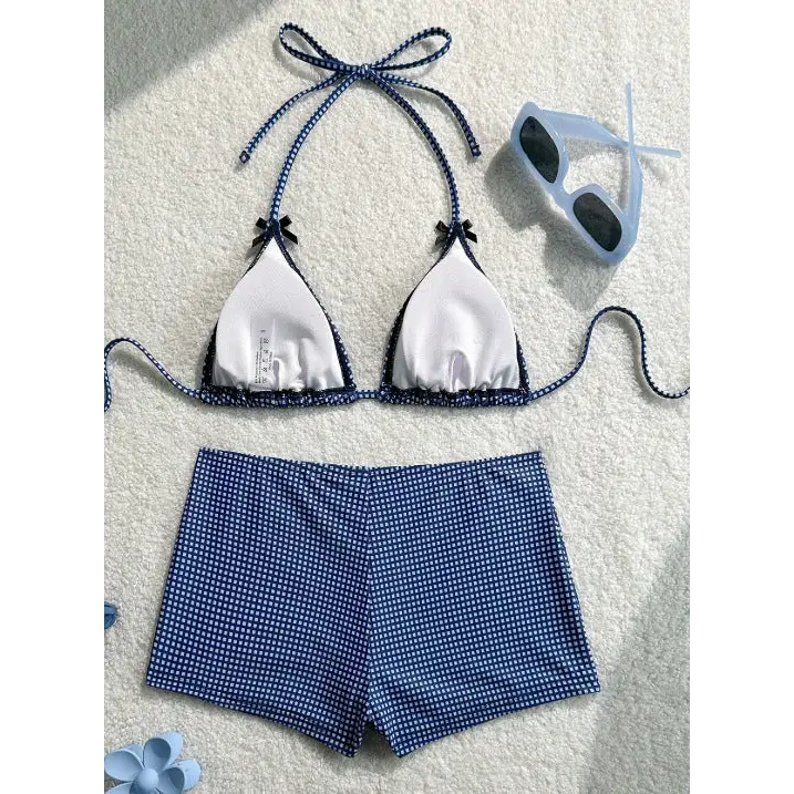 Checker Two Piece Tankini