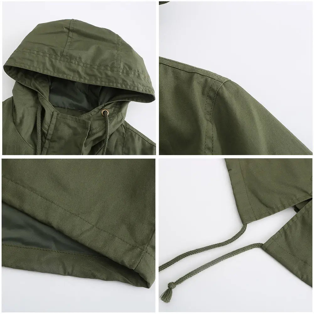 Cotton Anorak Coat - Outerwear