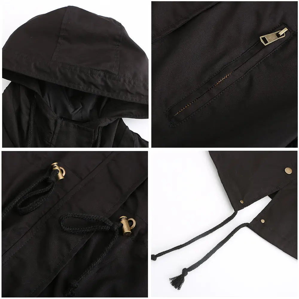 Cotton Anorak Coat - Outerwear