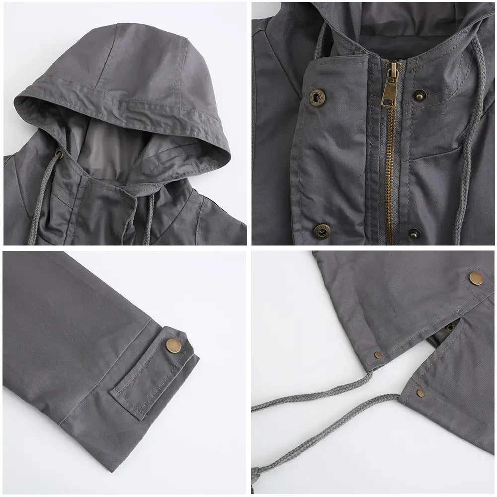Cotton Anorak Coat - Outerwear
