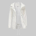 Cotton Anorak Coat - S / White - Outerwear