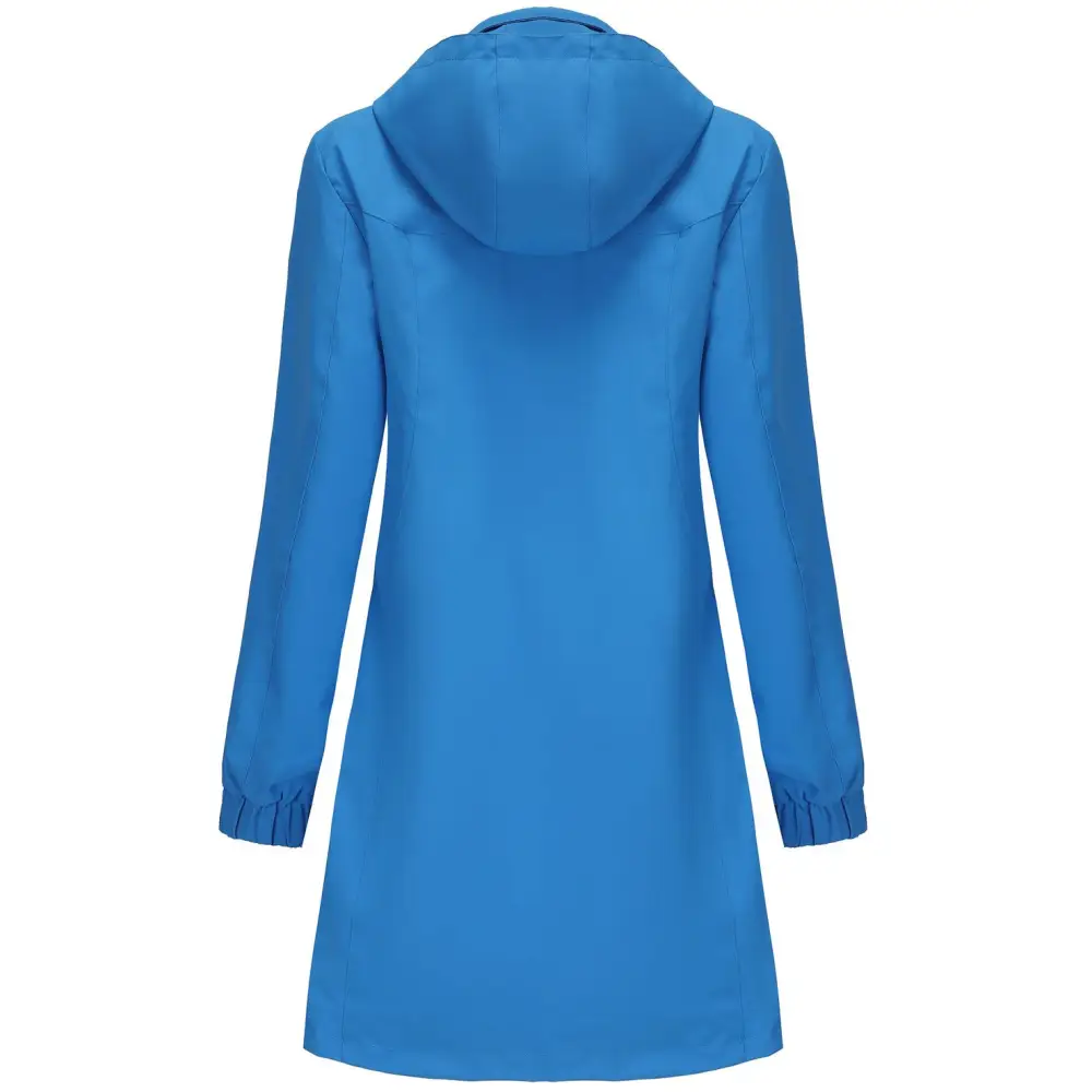Detachable Hat Waterproof Windbreaker Coat - Outerwear